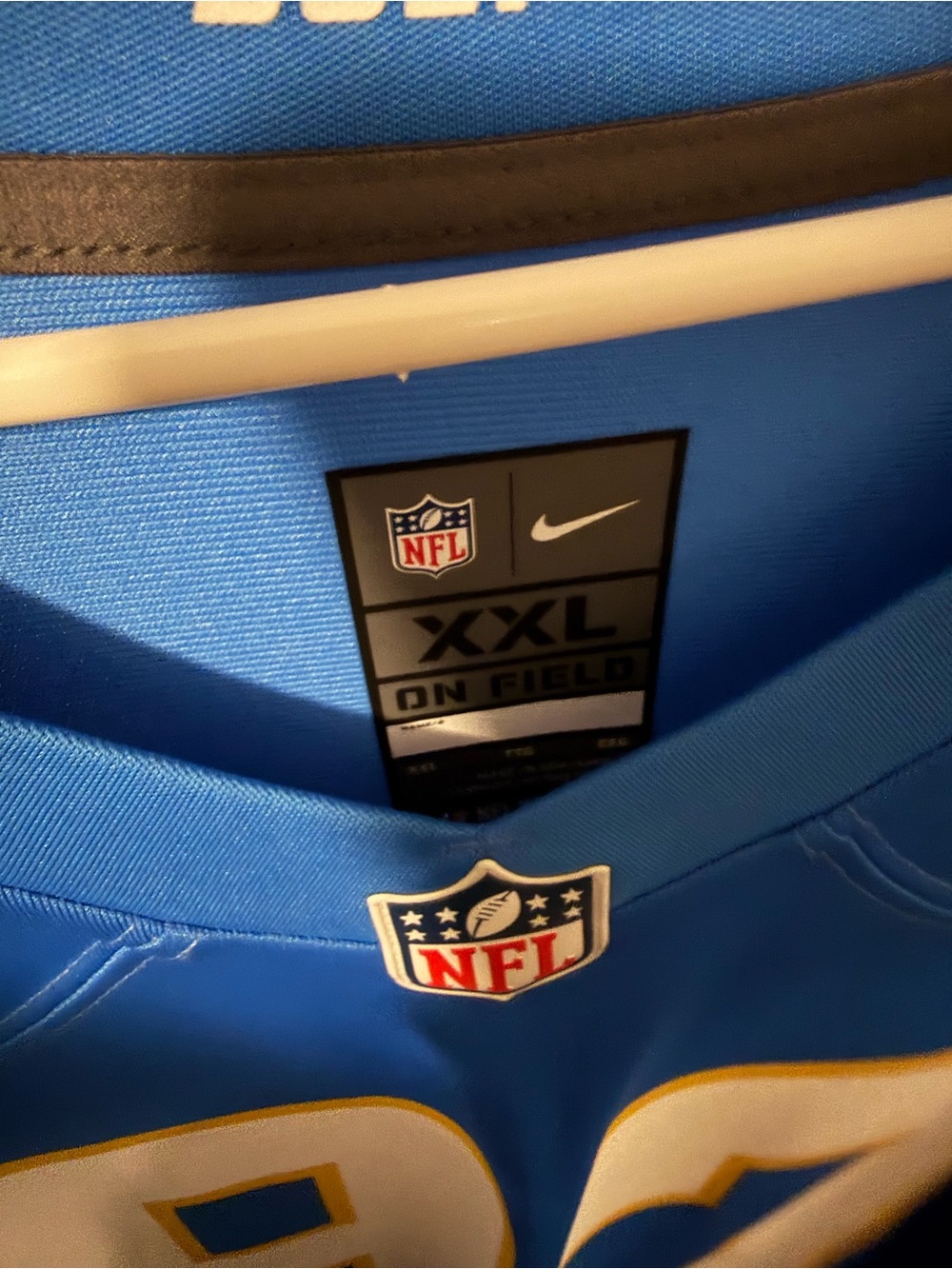 Powder Blue Chargers Jersey - Bosa XXL